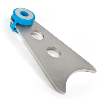 Picture of Stainless Works, 3" 304 stainless steel weld-on universal hanger.