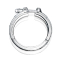 Picture of Stainless Works, V-band clamp only for 2-1/2" tubing only. No sealing flanges