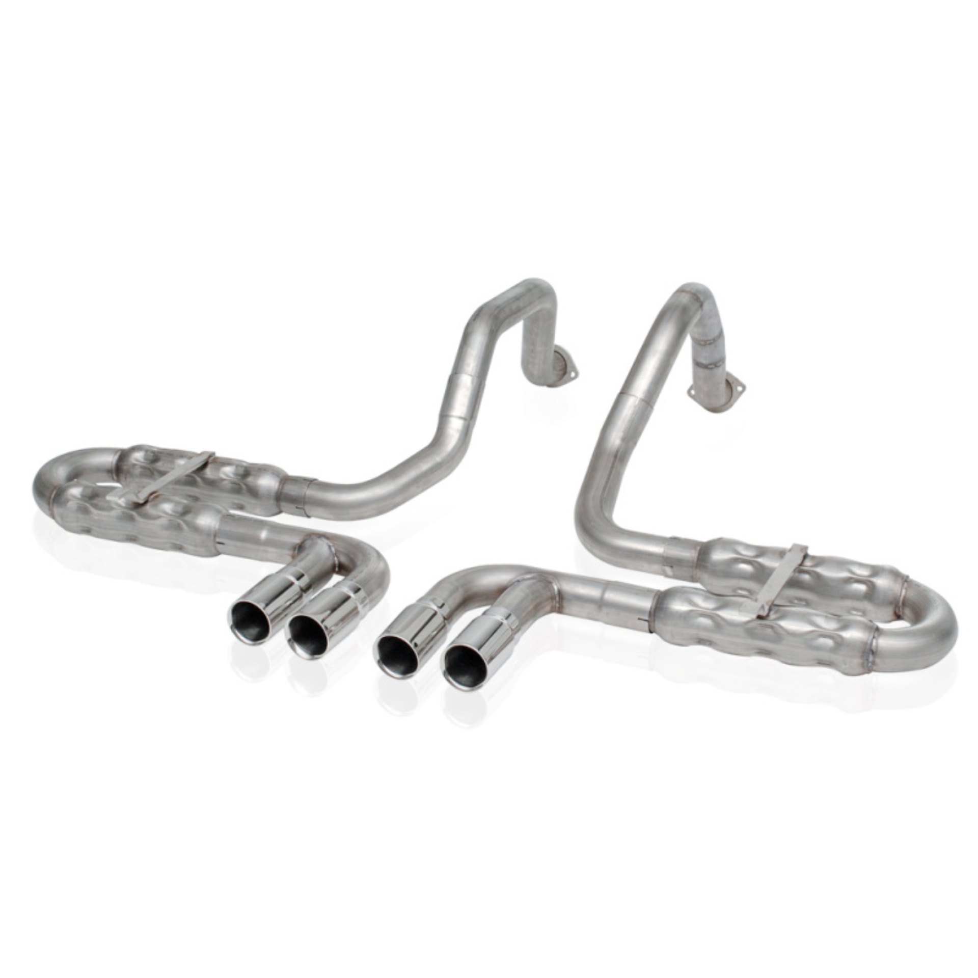 Picture of Stainless Works Corvette Dual Exhaust.