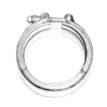Picture of Stainless Works, V-band clamp only for 3" tubing only. No sealing flanges