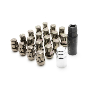 Picture of Wheel Mate Muteki SR35 Close End Lug Nuts w/ Lock Set - Chrome 12x1.50 35mm