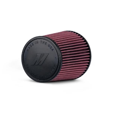 Picture of Mishimoto Universal fit, Performance Air Filter, 2.75In Inlet, 6In filter length Red