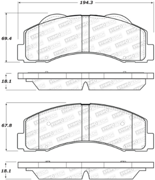 Picture of Sport Brake Pads with Shims and Hardware