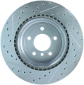 Picture of Select Sport Drilled and Slotted Brake Rotor; Rear Left
