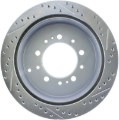 Picture of Select Sport Drilled and Slotted Brake Rotor; Rear Right