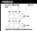 Picture of Hawk 15-17 Ford Mustang GT DTC-60 Race Front Brake Pads