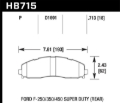 Picture of Hawk Performance HAWK LTS Brake Pads - HB715Y.713