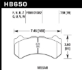 Picture of Hawk 09-16 Nissan GT-R HPS 5.0 Front Brake Pads