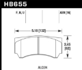 Picture of Hawk Alcon HPS 5.0 Street Brake Pads