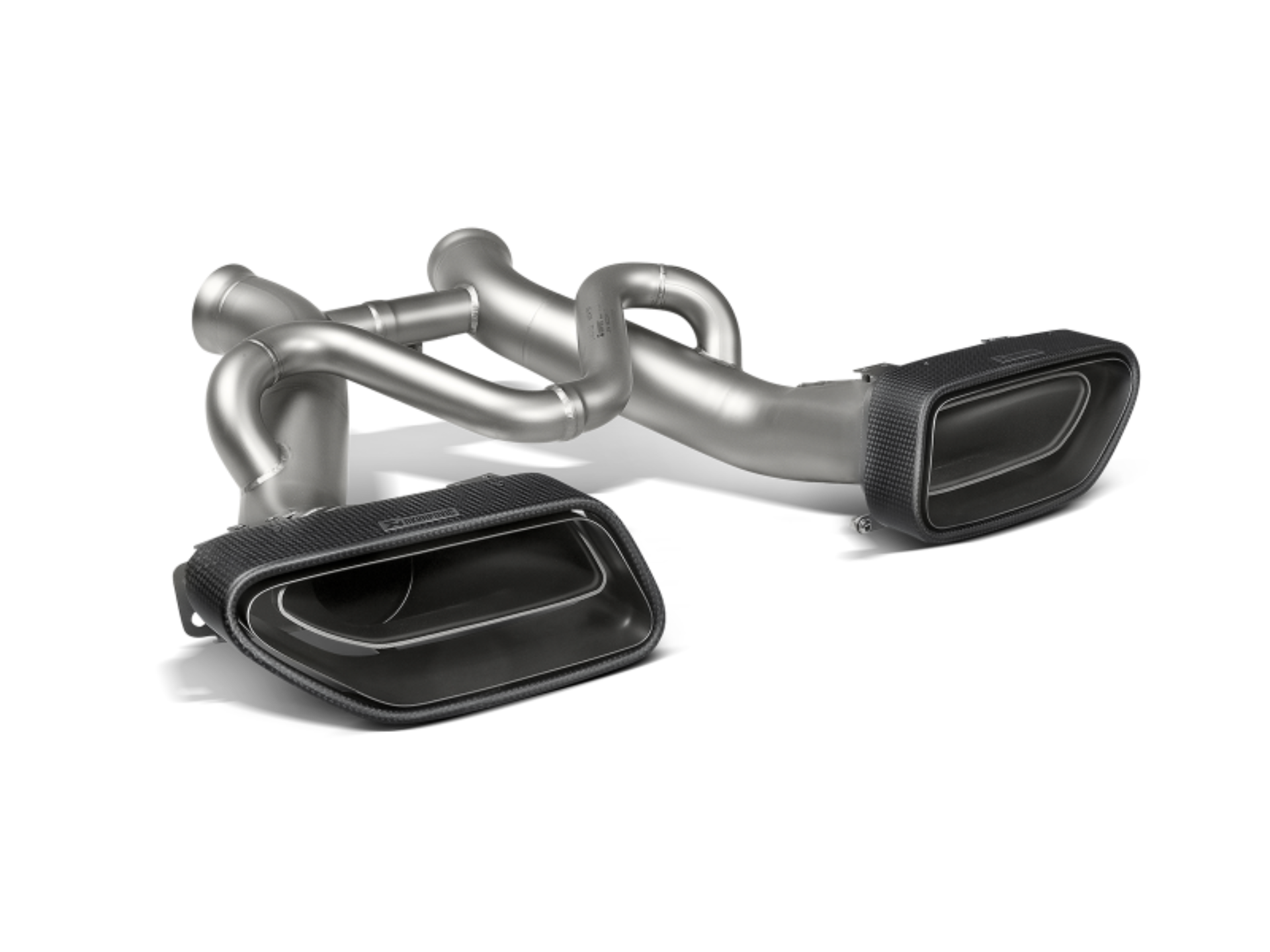 Picture of Akrapovic 14-17 McLaren 650S/650S Spyder Slip-On Line (Titanium) w/ Carbon Tips