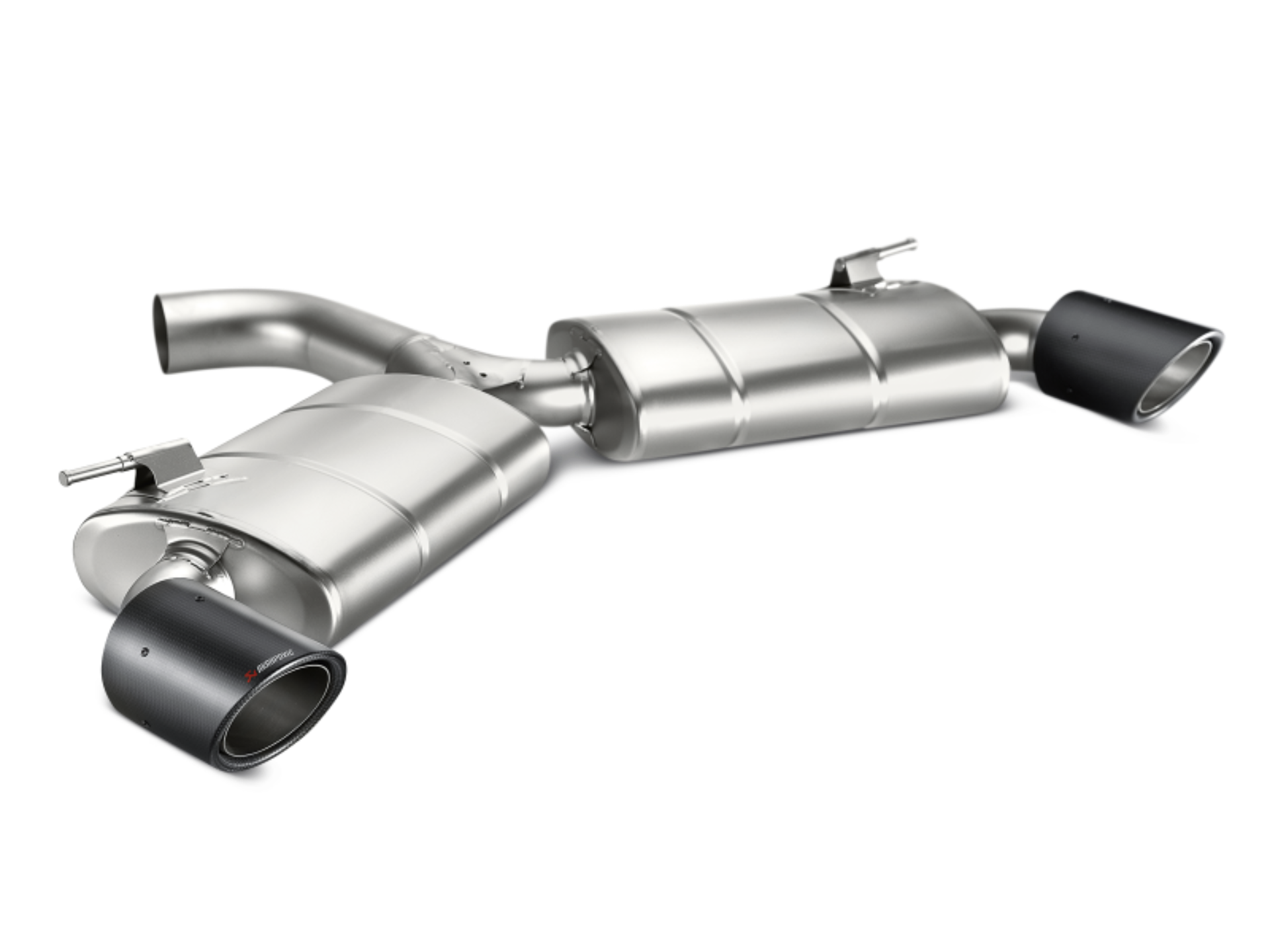 Picture of Akrapovic 13-17 Volkswagen Golf GTI (VII) Slip-On Line (Titanium) w/ Carbon Tips
