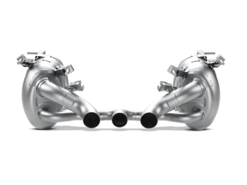 Picture of Akrapovic 10-15 Ferrari 458 Italia/458 Spyder Slip-On Line (Titanium) w/ Carbon Tips
