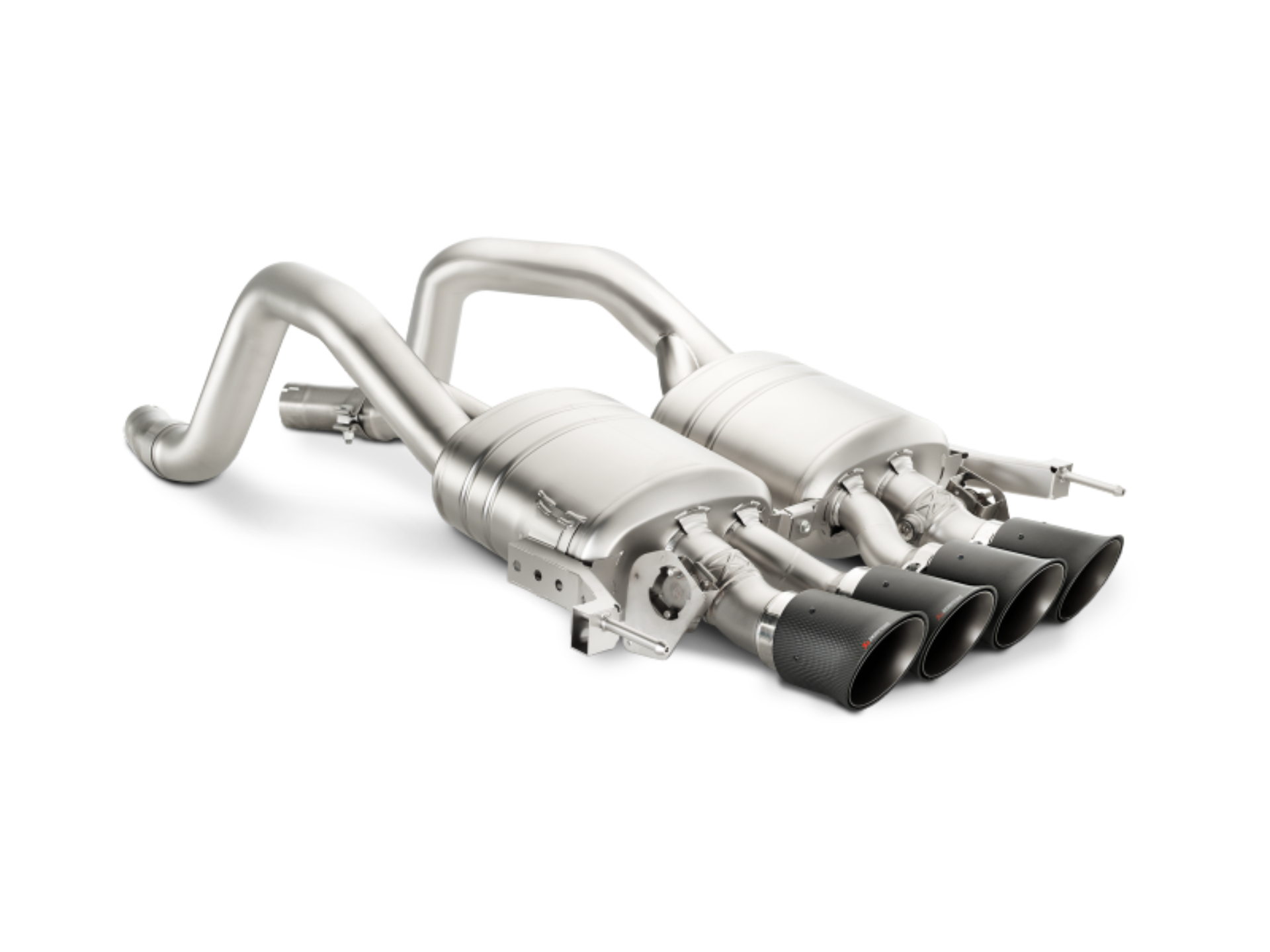 Picture of Akrapovic 14-17 Chevrolet Corvette Z06 (C7) Slip-On Line (Titanium) w/ Carbon Tips