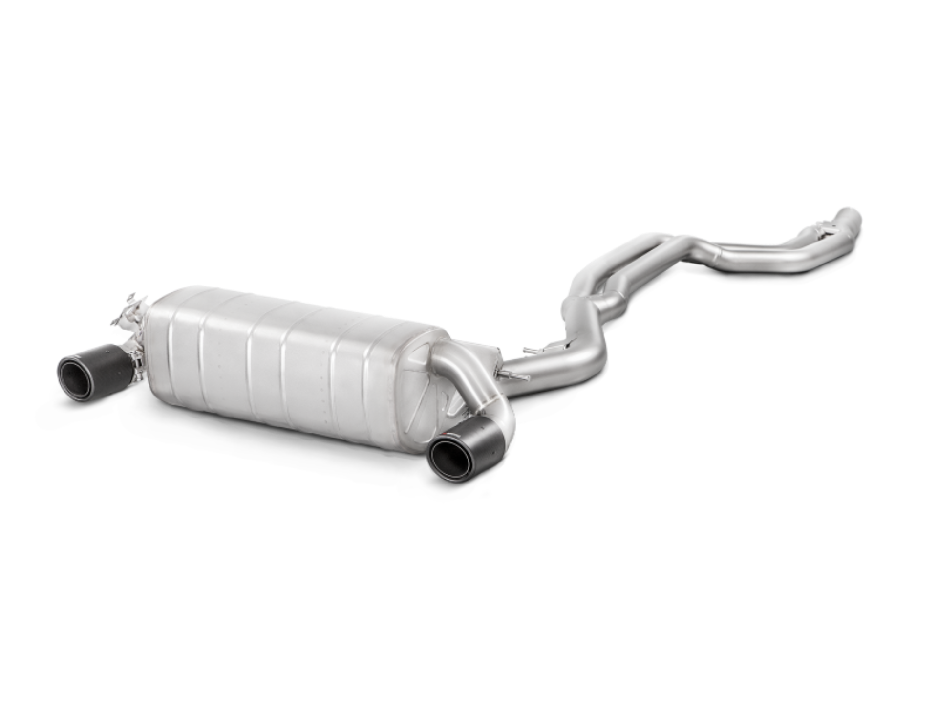 Picture of Akrapovic 16-17 BMW M140i (F F21) Evolution Line Cat Back (SS) w/ Carbon Tips (Req. Link Pipe)
