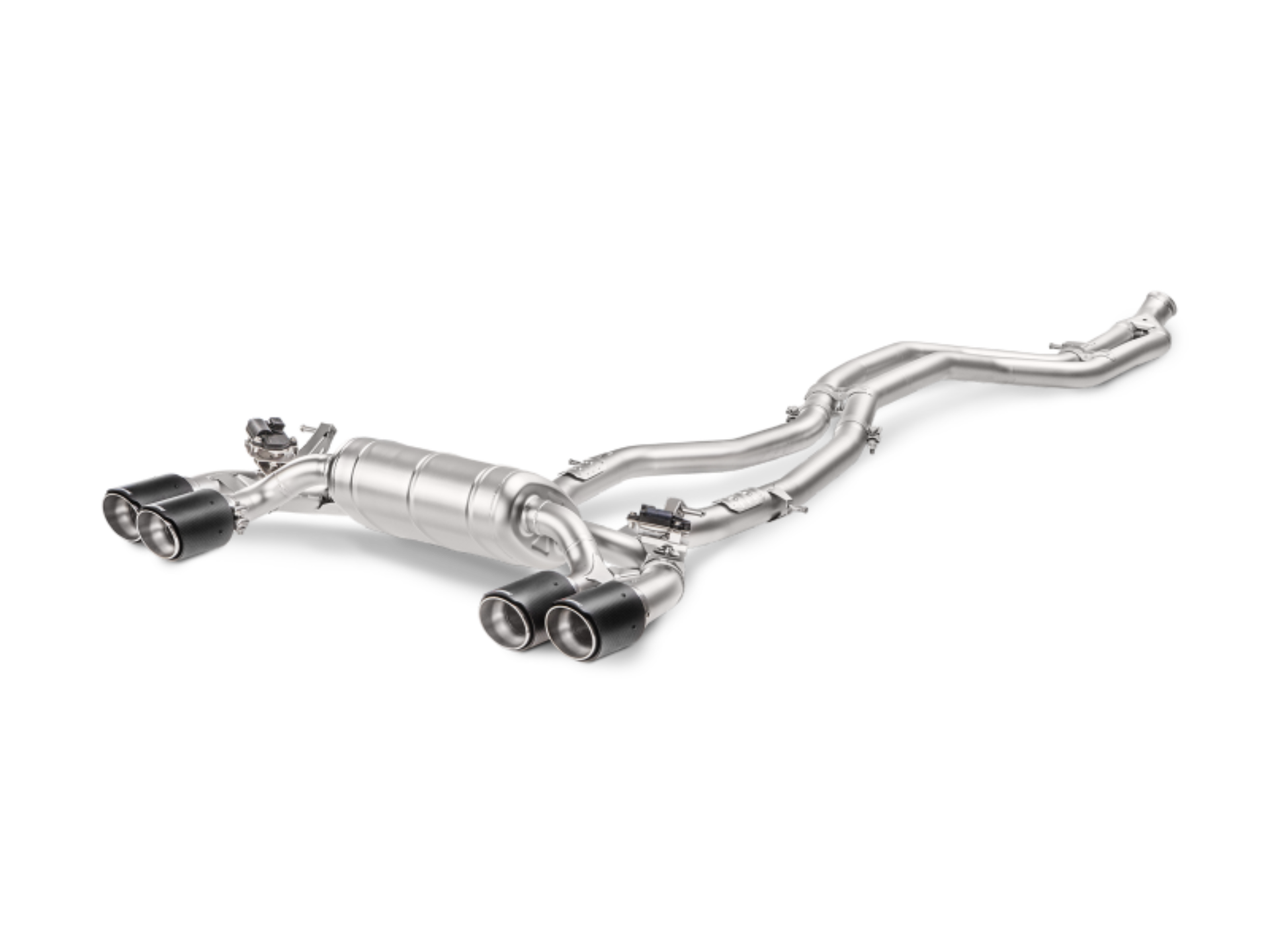 Picture of Akrapovic 16-17 BMW M2 F87 (Excl M2 Competition) Evolution Line Cat Back (Titanium) w/Carbon Tips