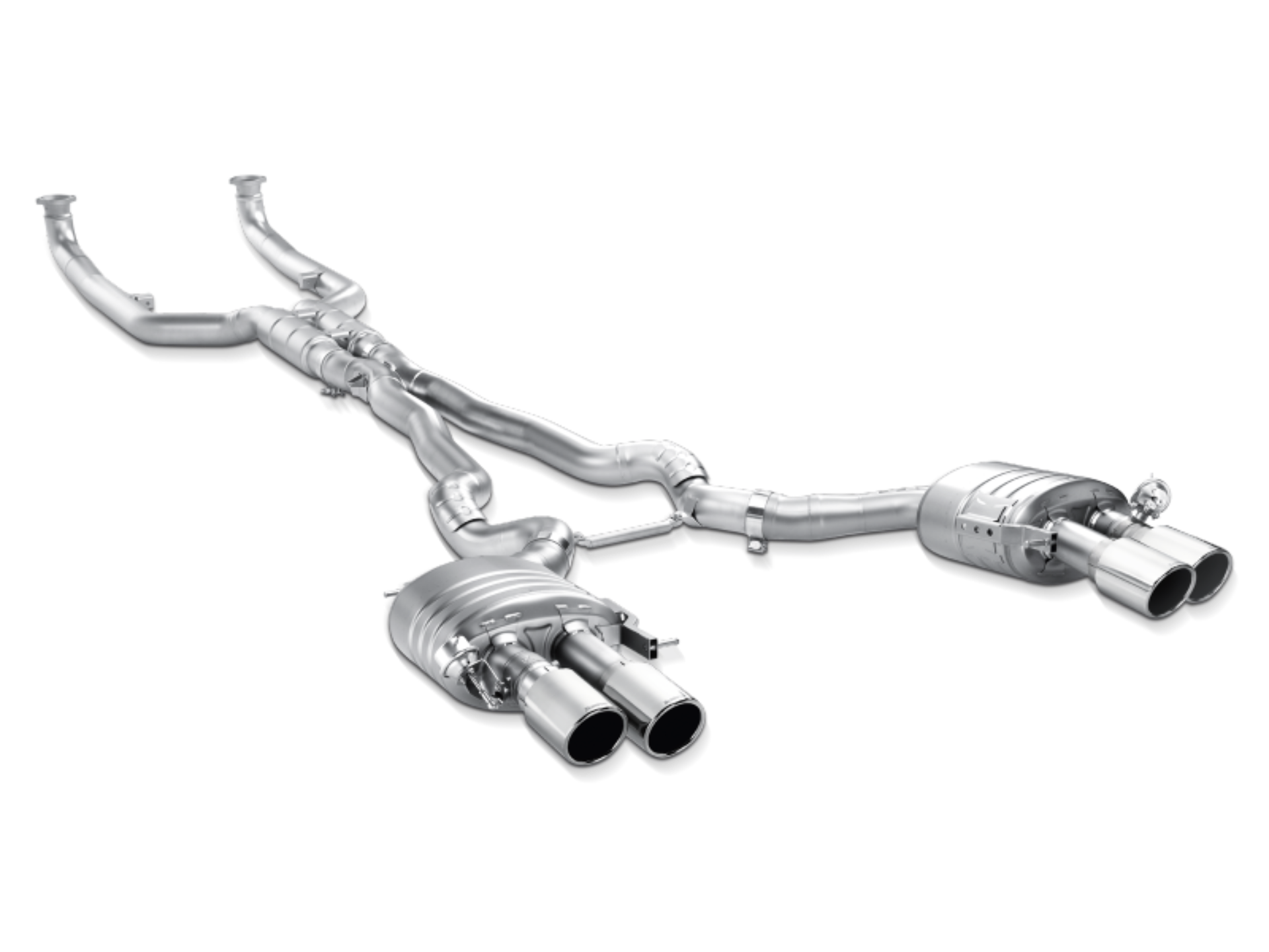 Picture of Akrapovic 12-17 BMW M6 (F12 F13) Evolution Line Cat Back (Titanium) (Req. Tips)
