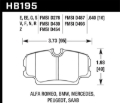 Picture of Hawk 87-91 BMW 325i DTC-70 Front Race Brake Pads