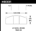 Picture of Hawk DTC-80 AP Racing/Brembo 30mm Race Brake Pads