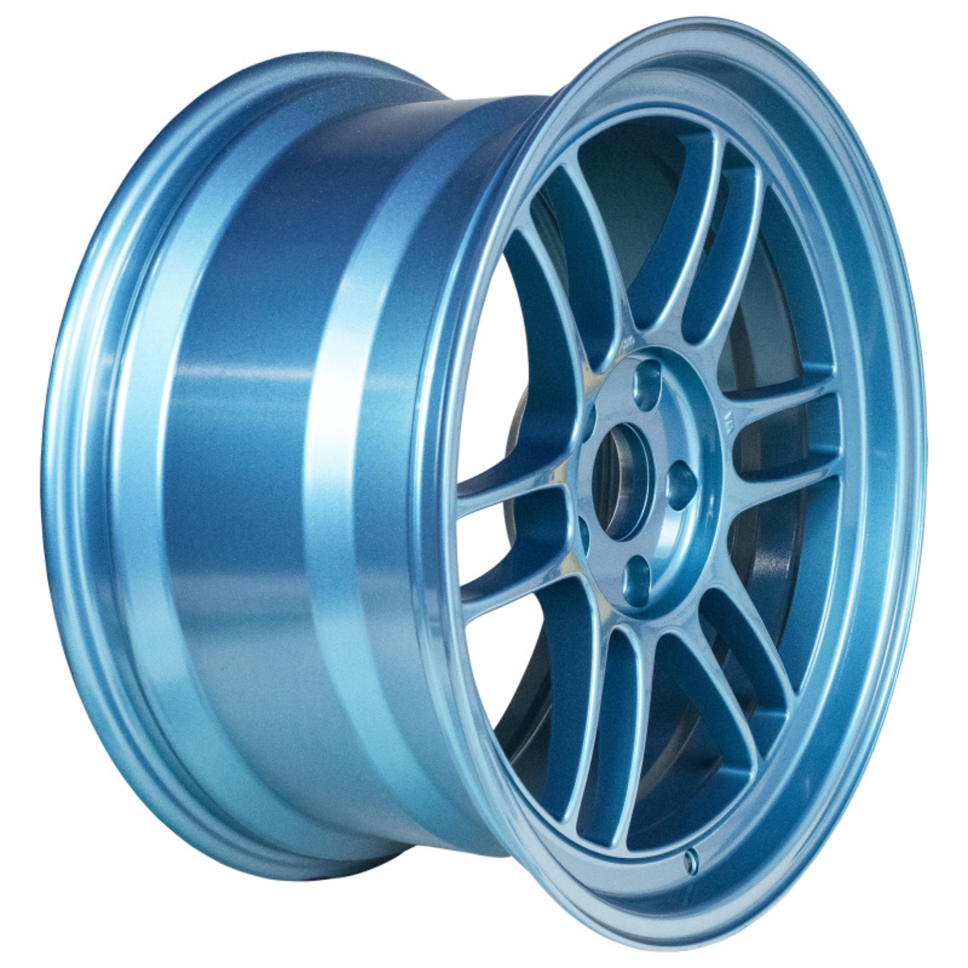 Picture of Enkei RPF1 18x9.5 5x114.3 38mm Offset 73mm Bore Emerald Blue Wheel (MOQ 40)