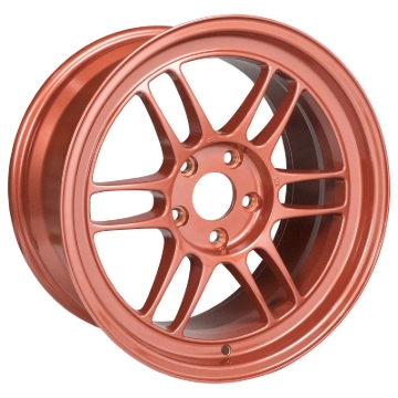 Picture of Enkei RPF1 17x9 5x114.3 35mm Offset 73mm Bore Orange Wheel