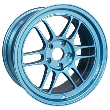 Picture of Enkei RPF1 17x9 5x114.3 22mm Offset 73mm Bore Emerald Blue Wheel (MOQ 40)
