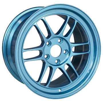 Picture of Enkei RPF1 17x9 5x114.3 45mm Offset 73mm Bore Emerald Blue Wheel (MOQ 40)