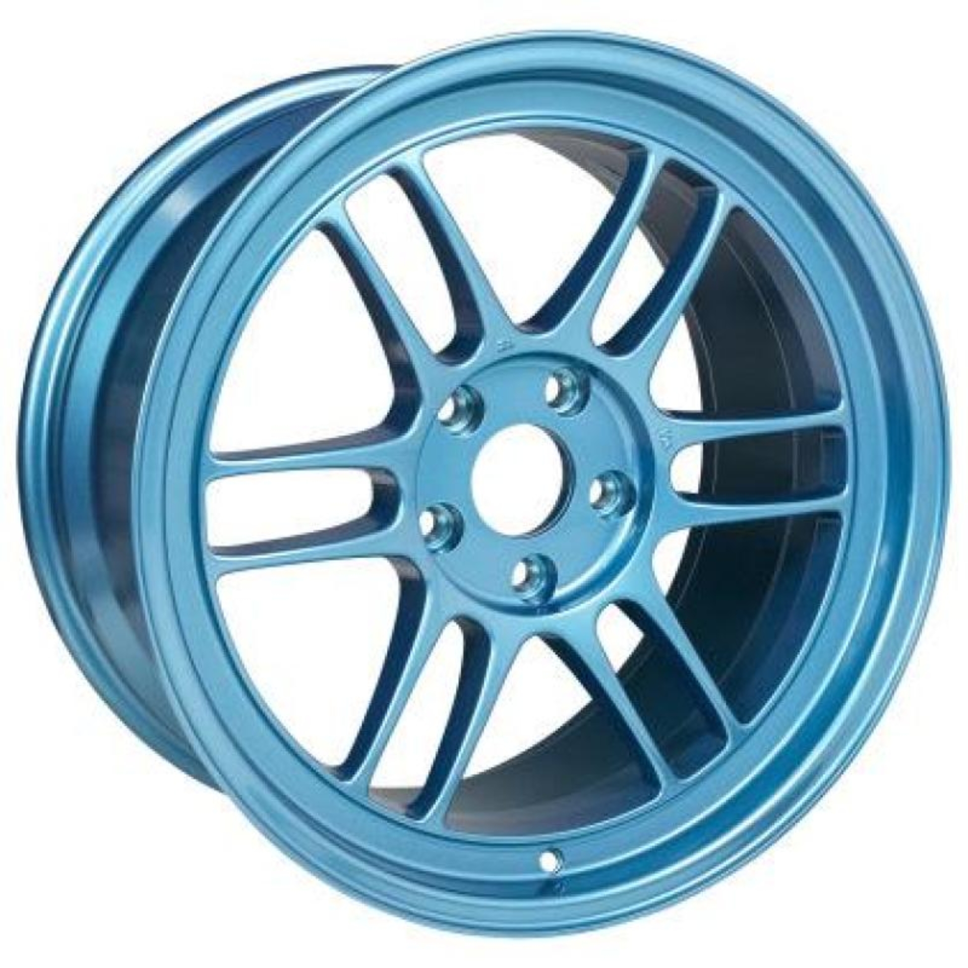Picture of Enkei RPF1 18x10.5 5x114.3 15mmm Offset 73mm Bore Emerald Blue Wheel