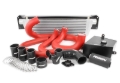 Picture of PERRIN Front Mount Intercooler Boost Tubes + Hardware - Red Tubes - PSP-ITR-437-2RD/BK