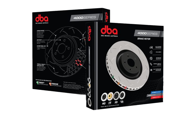 Picture of DBA 2016-2017 Ford Focus RS Front Slotted 4000 Series Rotor