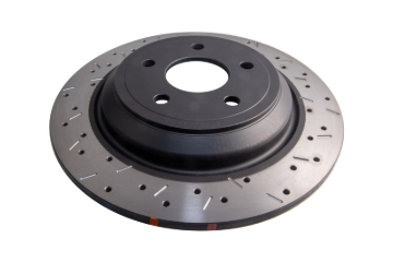 Picture of DBA 2016-2017 Ford Focus RS Rear Drilled & Slotted 4000 Series Rotor