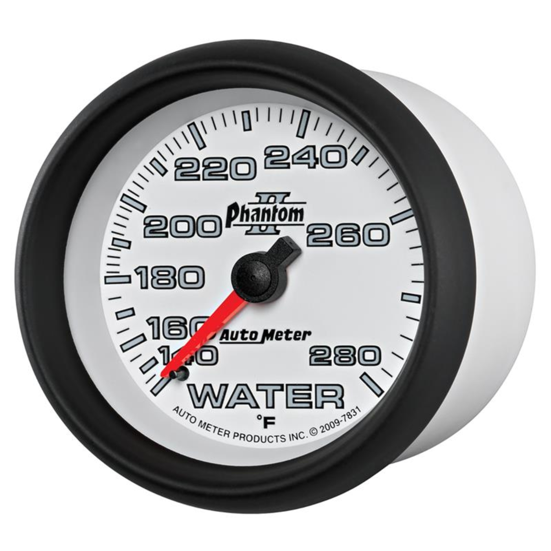Picture of Autometer Phantom II 2-5/8in 140-280 Degree F Mechanical Water Gauge