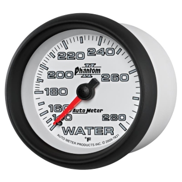Picture of Autometer Phantom II 2-5/8in 140-280 Degree F Mechanical Water Gauge