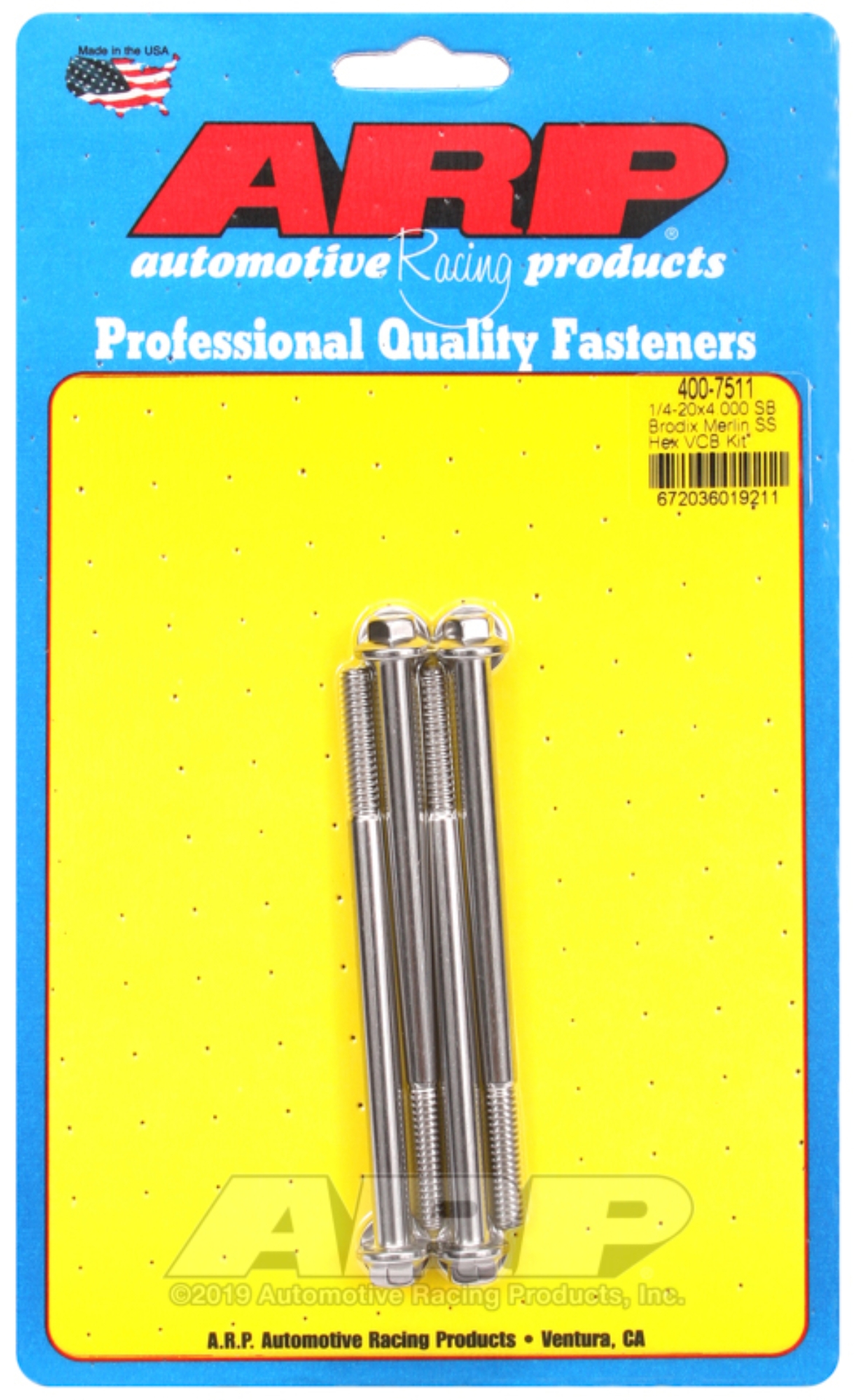 Picture of ARP Brodix HeadSS Hex Valve Cover Bolt Kit