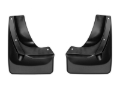 Picture of WeatherTech 17+ Honda Ridgeline No Drill Rear Mudflaps - Black