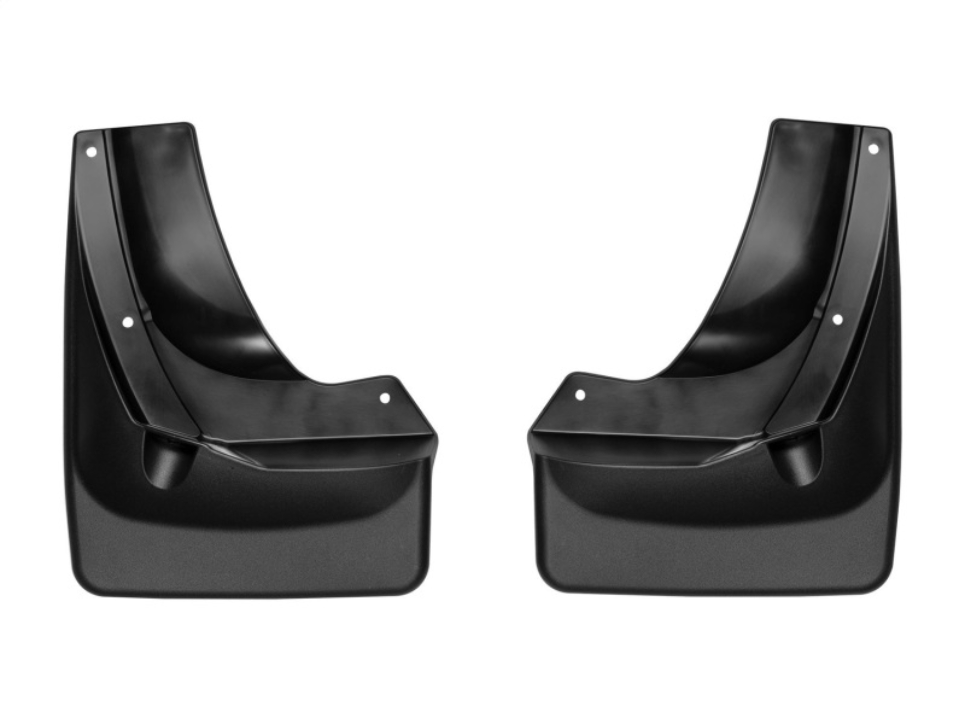 Picture of WeatherTech 17+ Honda Ridgeline No Drill Rear Mudflaps - Black