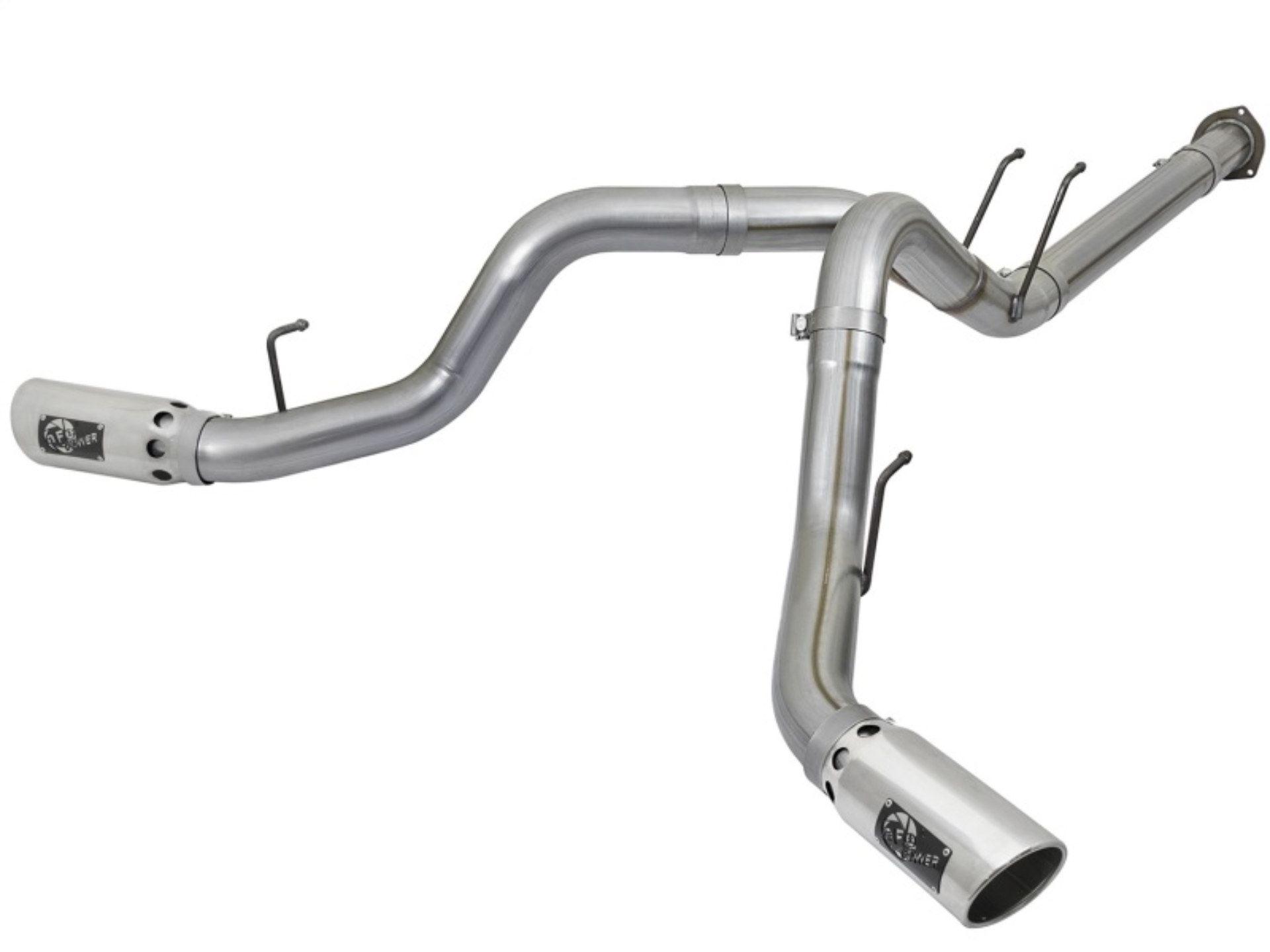 Picture of aFe POWER 4in DPF-Back SS Exhaust System 2017 Ford Diesel Trucks V8-6.7L (td)