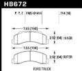 Picture of Hawk 10-14 Ford F-150 Front Super Duty Brake Pads