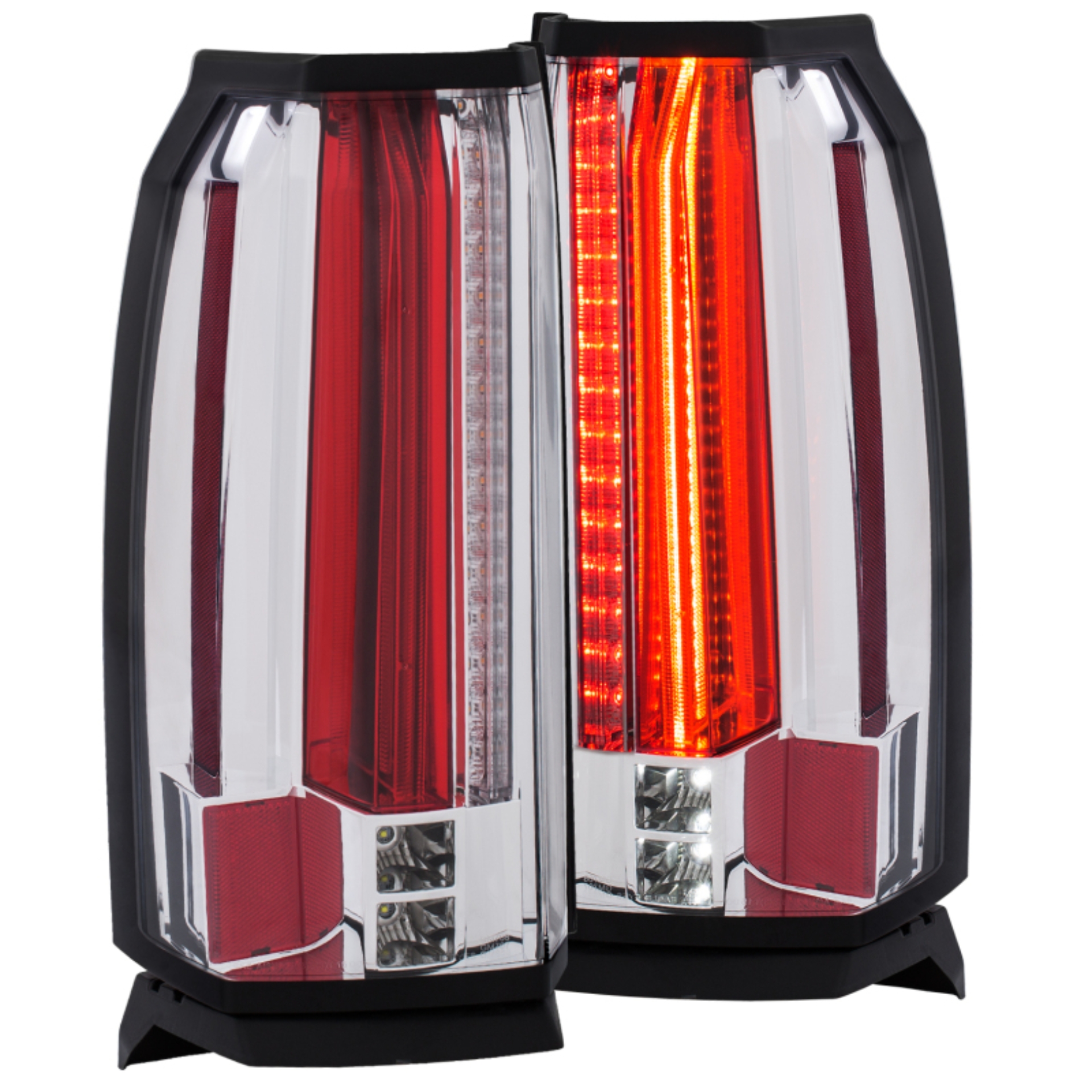 Picture of ANZO 2015-2017 Chevrolet Suburban/Tahoe LED Taillights Chrome