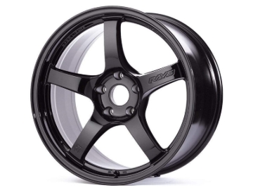 Picture of Gram Lights 57CR 18x8.5 +37 5x108 Glass Black Wheel