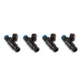 Picture of Injector Dynamics 1340cc Injectors - 48mm Length - 14mm Black Bottom - 14mm Lower O-Ring (Set of 4)
