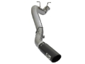 Picture of aFe LARGE BORE HD 5in 409-SS DPF-Back Exhaust w/Black Tip 2017 GM Duramax V8-6.6L (td) L5P