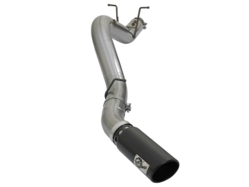 Picture of aFe LARGE BORE HD 5in 409-SS DPF-Back Exhaust w/Black Tip 2017 GM Duramax V8-6.6L (td) L5P