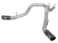 Picture of aFe ATLAS 4in DPF-Back Alum Steel Exhaust System w/Dual Exit Black Tip 2017 GM Duramax 6.6L (td)