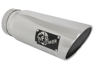 Picture of aFe MACHForce-Xp 5in Inlet x 6in Outlet x 15in length Polished Exhaust Tip