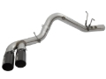 Picture of aFe Victory Series 4in 409-SS DPF-Back Exhaust w/ Dual Black Tips 2017 GM Duramax V8-6.6L(td) L5P