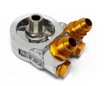 Picture of GReddy Oil Cooler Adapter Type-E Thread M20x1.5/AN8