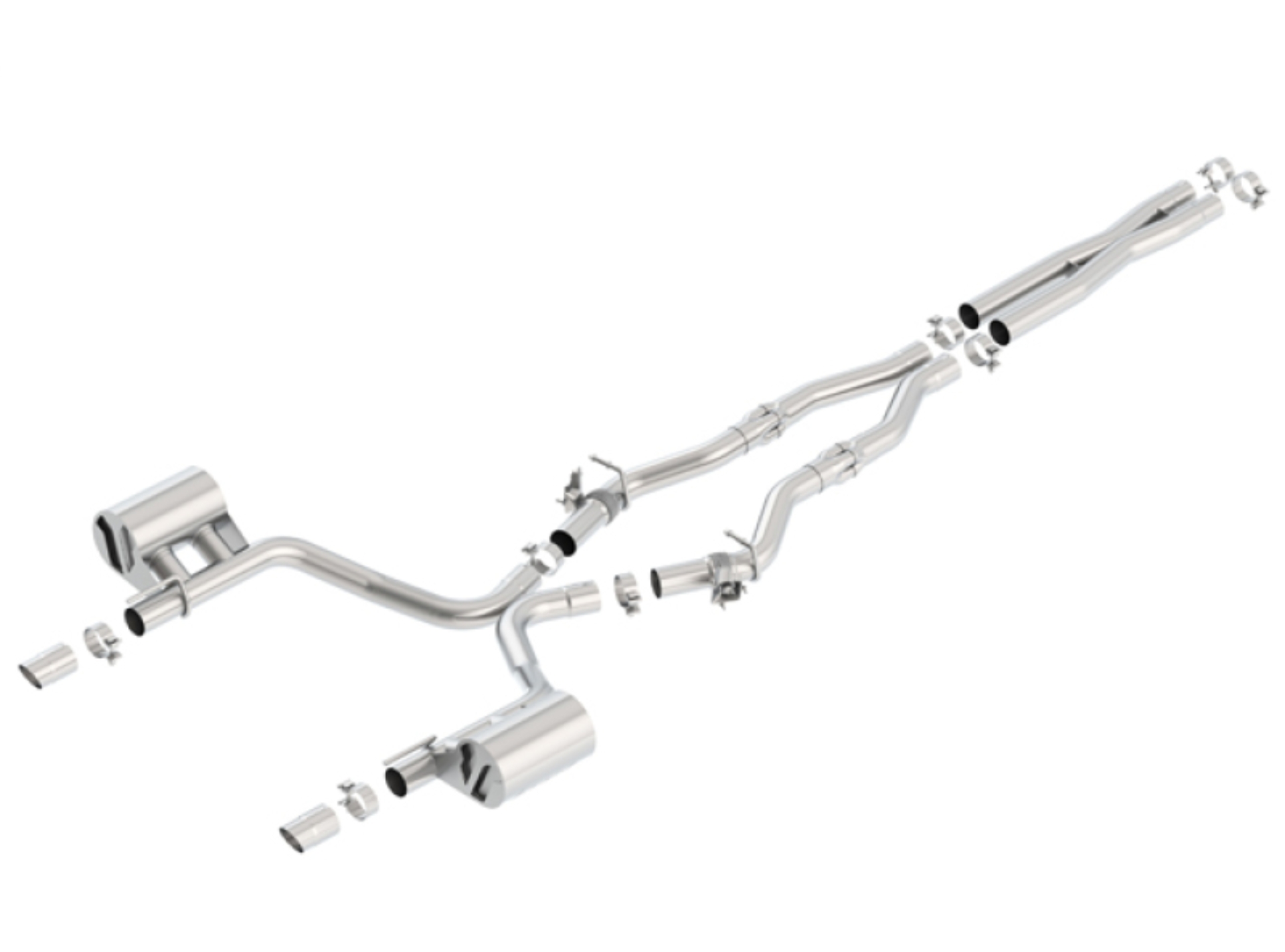 Picture of Borla 2017 Dodge Charger R/T 5.7L ATAK Catback Exhaust w/o Tips (w/MDS Valves ONLY)