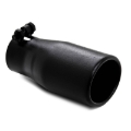 Picture of MBRP Universal Tip 2.5 O.D. Oval End 3.75 Inlet 10in length - Black Finish