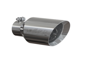 Picture of MBRP Universal Tip 4.5 O.D. Dual Walled Angled Rolled End 2.5 Inlet 12in Length - T304