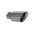 Picture of MBRP Universal Tip 4.5 O.D. Dual Walled Angled Rolled End 2.5 Inlet 12in Length - T304